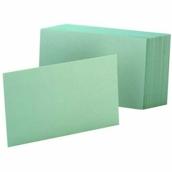 Tops Business Forms CARD, INDEX, PLAIN, 4X6, GN, 100PK OXF7420GRE